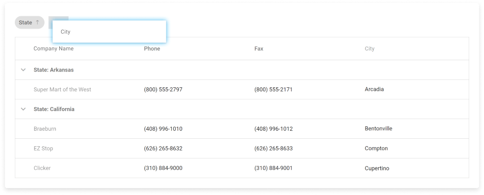 Powerful Data Shaping and Record Grouping Options