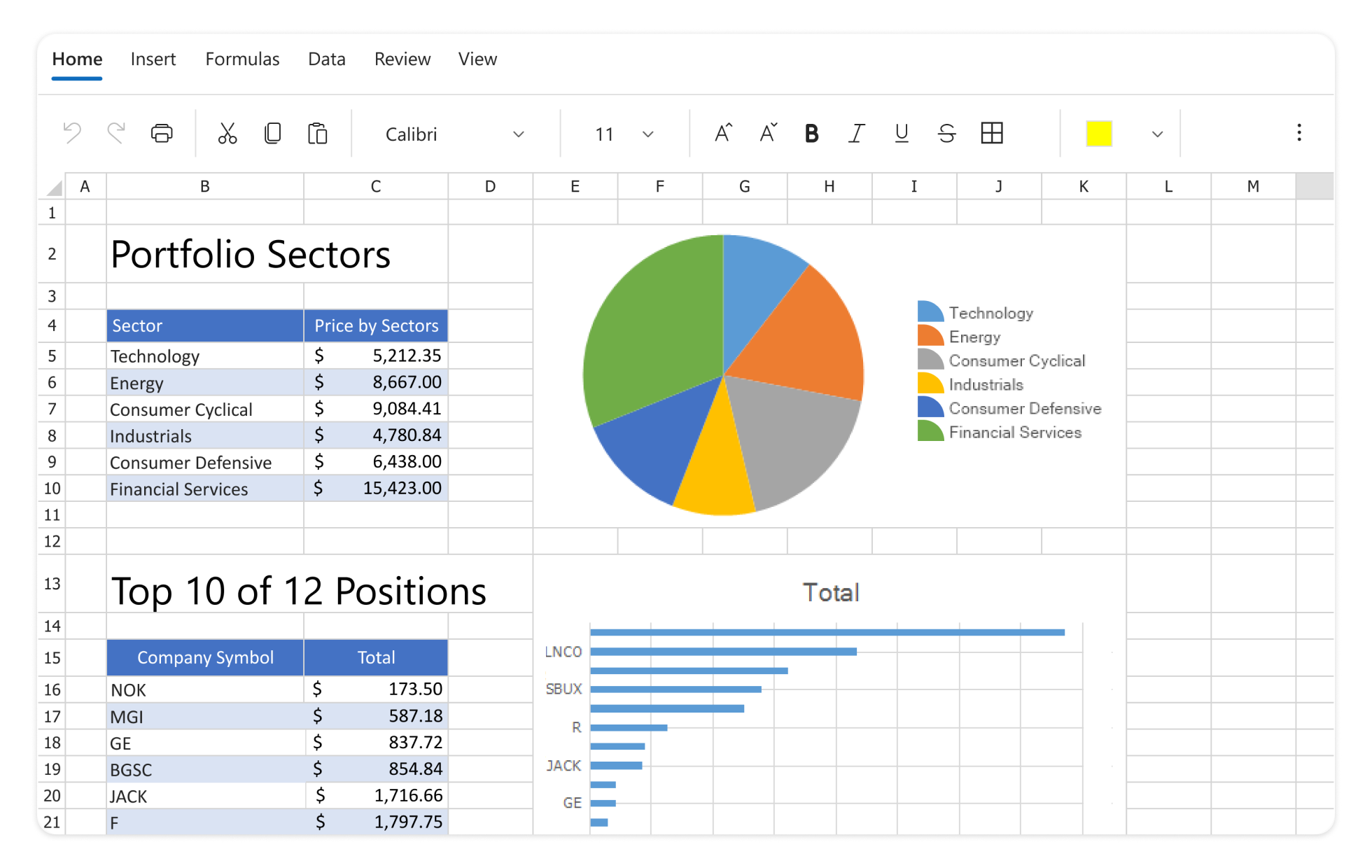 Document Management - Spreadsheet