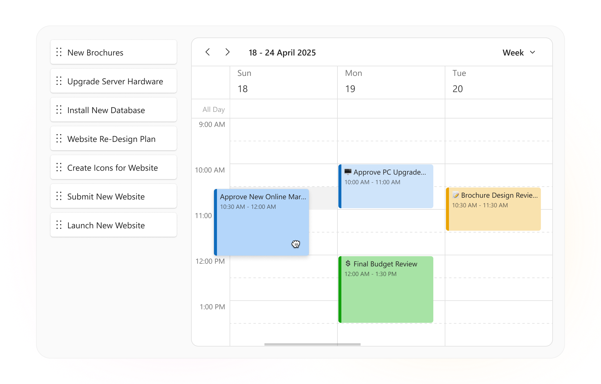 DevExtreme Scheduler Drag-and-Drop Support