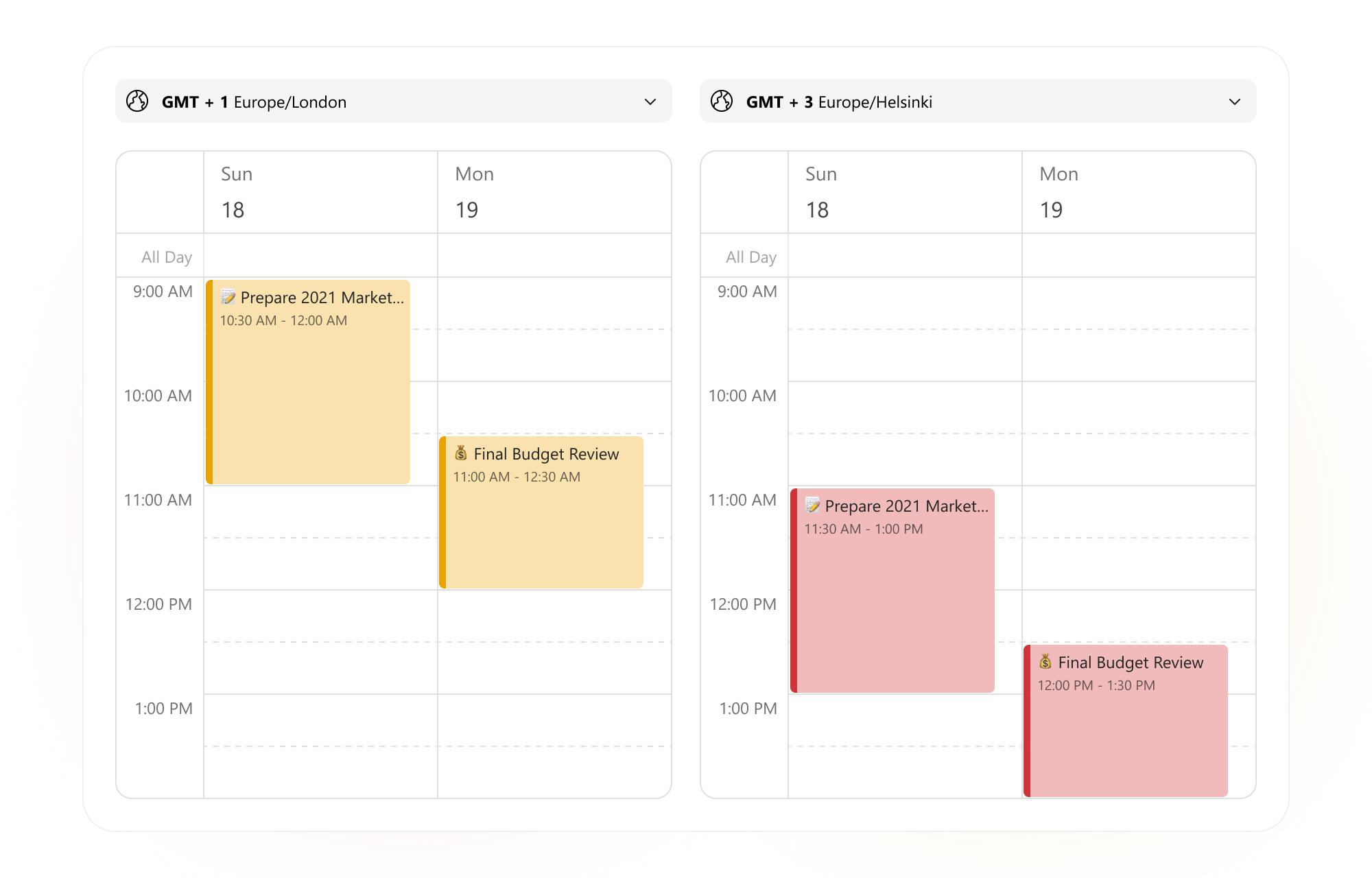 DevExtreme Scheduler Globalization & Time Zone Support