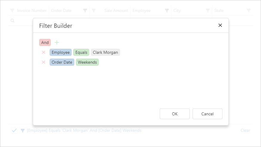 DevExtreme Data Grid - Integrated Filter Builder | DevExpress