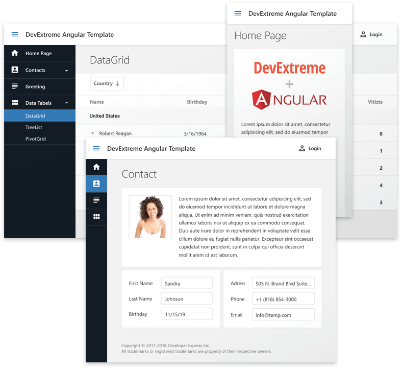 Application Layout | DevExpress