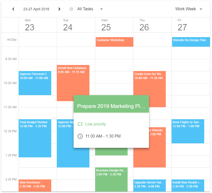 Native React Scheduler Component | DevExpress