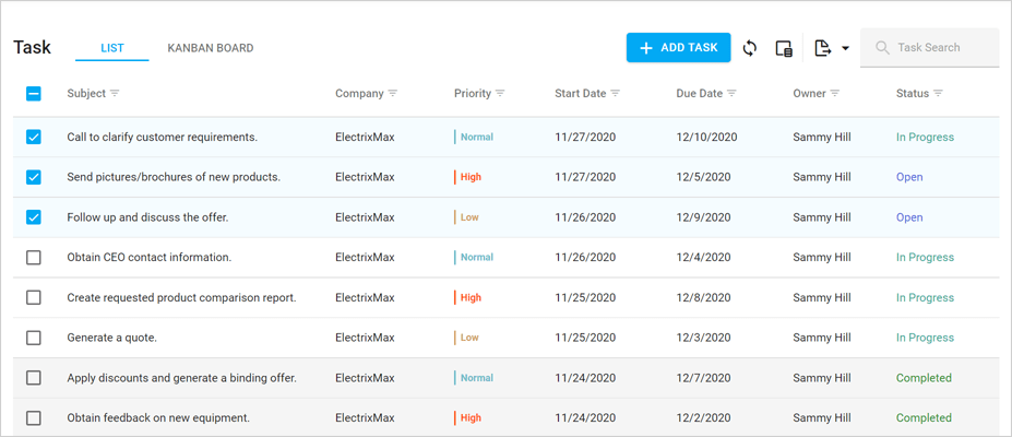 Project Management Template - Angular Components | DevExpress