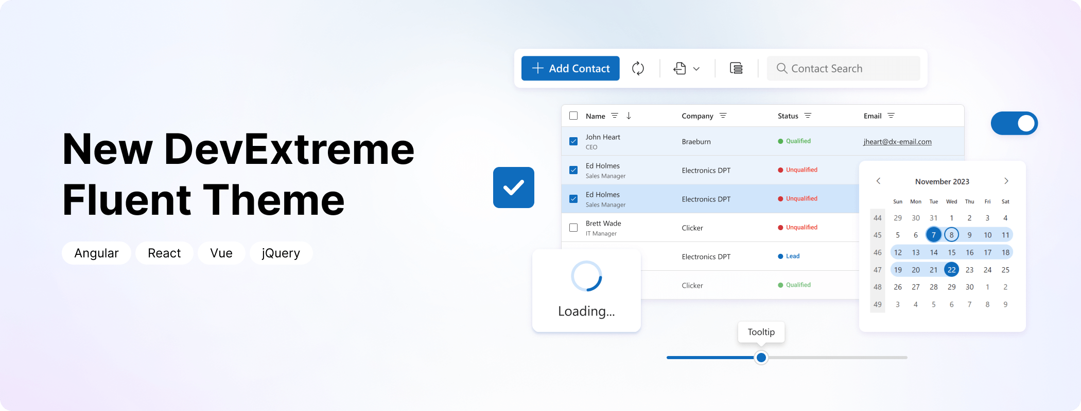 Fluent Themes - DevExtreme, DevExpress