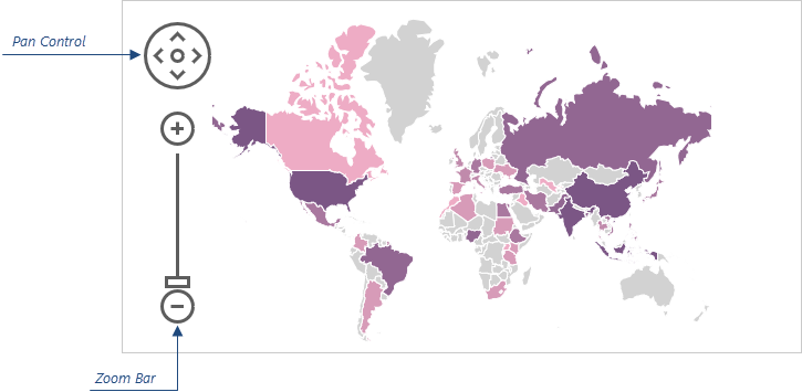 DevExtreme ChartJS VectorMap