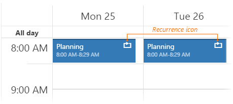 Scheduler Recurring Appointment