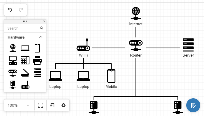 Diagram control custom shapes