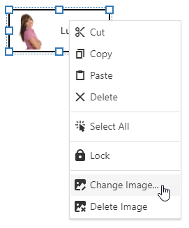 Diagram - Card's context menu