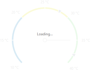 DevExtreme Gauges - Loading indicator