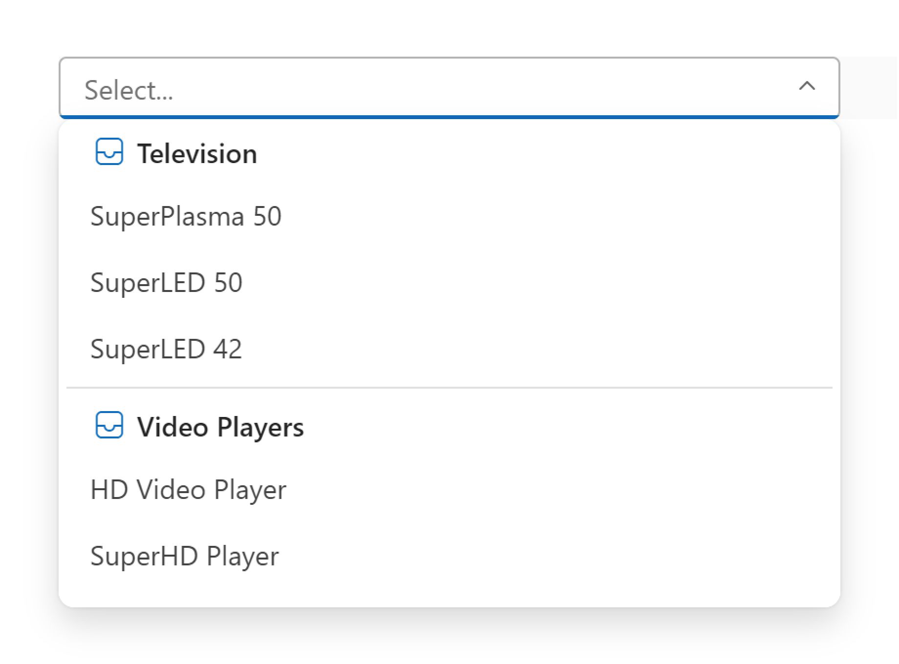 SelectBox elements