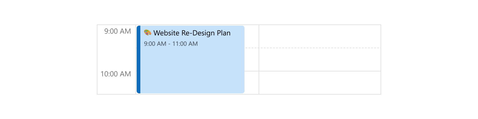 Scheduler one-time appointment