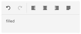 DevExtreme HTML5 JavaScript HTML Editor Filled Style