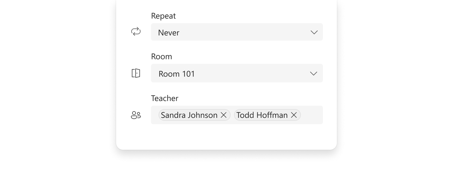 Scheduler appointment resources
