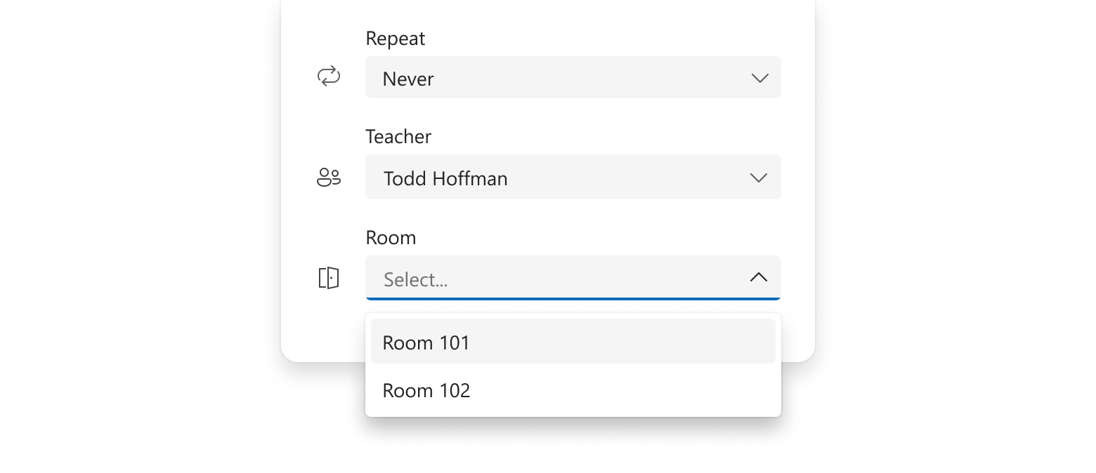 Scheduler appointment resources