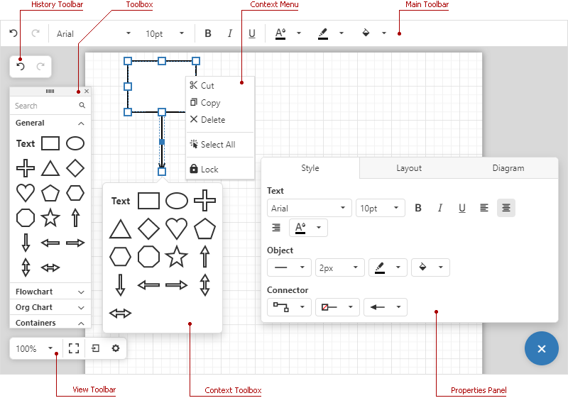 DevExtreme Diagram tools