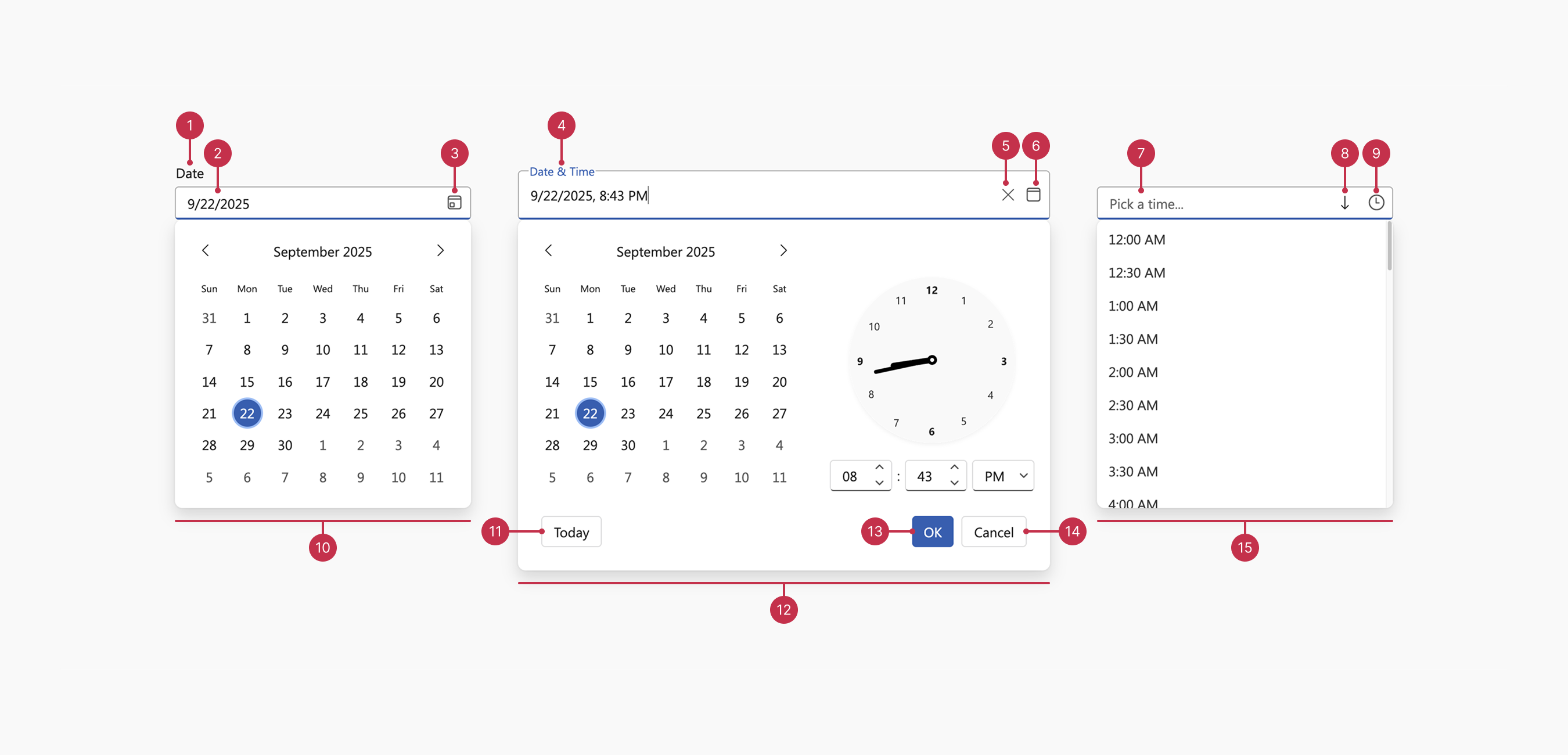 DateBox elements
